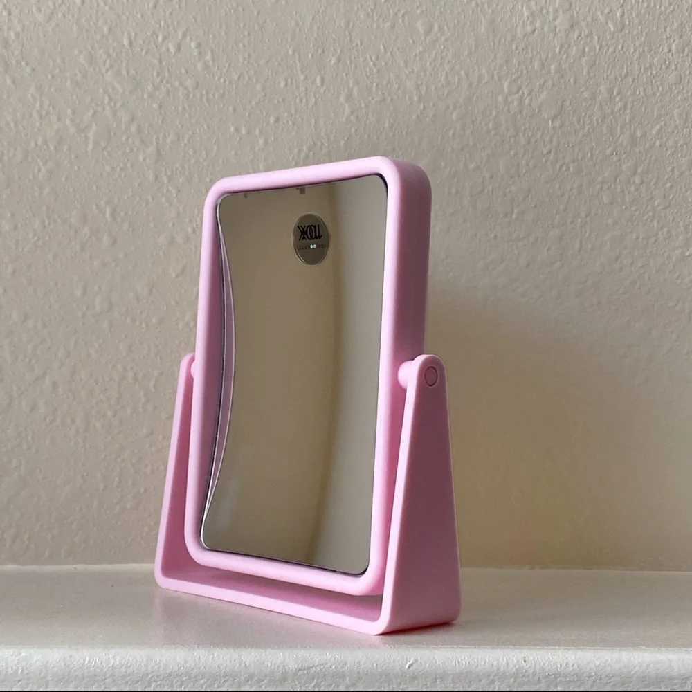 Pastel pink mini mirror